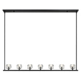 Aragon 56'' LED Linear Chandelier in Matte Black - Additional View (ARA-10267-MK)