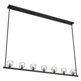 Aragon 56'' LED Linear Chandelier in Matte Black - Additional View (ARA-10267-MK)
