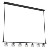 Aragon 56'' LED Linear Chandelier in Matte Black - Additional View (ARA-10267-MK)