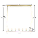 Aragon 56'' LED Linear Chandelier - Dimensions Diagram (ARA-10267-SB-ST)