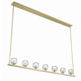 Aragon 56'' LED Linear Chandelier in Soft Brass - Additional View (ARA-10267-SB)
