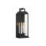 Aspen 7.75'' Outdoor Sconce in Matte Black - Front View (ASP-8914-MK)