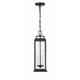 Aspen 6.5'' Outdoor Pendant in Matte Black - Front View (ASP-8915-MK)