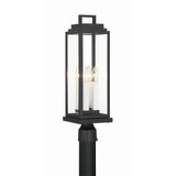Aspen 6.5'' Outdoor Post in Matte Black - Front View (ASP-8919-MK)