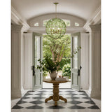 Bridget 21" Chandelier in Soft Gold - Lifestyle View (BGT-335-SG-GR)