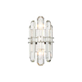Bolton 7.5'' Sconce in Polished Nickel - Front View (BOL-8882-PN)