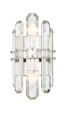 Bolton 7.5'' Sconce in Polished Nickel - Front View (BOL-8882-PN)