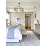 Bolton 31'' Chandelier in Aged Brass - Lifestyle View (BOL-8889-AG)