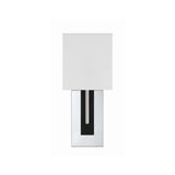 Brent 6.5'' Sconce in Polished Nickel - Black Forged - Additional View (BRE-A3631-PN-BF)