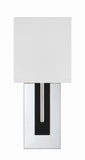 Brent 6.5'' Sconce in Polished Nickel - Black Forged - Additional View (BRE-A3631-PN-BF)