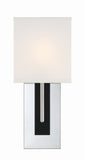 Brent 6.5'' Sconce in Polished Nickel - Black Forged - Additional View (BRE-A3631-PN-BF)