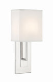 Brent 6.5'' Sconce in Polished Nickel - Front View (BRE-A3631-PN)
