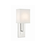 Brent 6.5'' Sconce in Polished Nickel - Front View (BRE-A3631-PN)