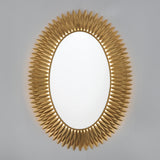 Broche 31.25'' Integrated LED Mirror in Antique Gold - Additional View (BRH-M500-GA)