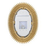 Broche 31.25'' Integrated LED Mirror in Antique Gold - Additional View (BRH-M500-GA)