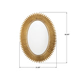 Broche 31.25'' Integrated LED Mirror - Dimensions Diagram (BRH-M500-GA)