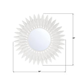 Broche 20'' Mirror - Dimensions Diagram (BRH-M520-MT)