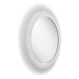Broche 46.75'' Mirror in Matte White - Additional View (BRH-M546-MT)