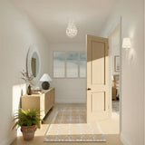 Broche 46.75'' Mirror in Matte White - Lifestyle View (BRH-M546-MT)