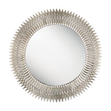 Broche 46.75'' Mirror in Antique Silver - Front View (BRH-M546-SA)
