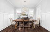 Brielle 18'' Chandelier in Antique Silver - Lifestyle View (BRI-3008-SA)