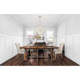 Brielle 18'' Chandelier in Antique Silver - Lifestyle View (BRI-3008-SA)