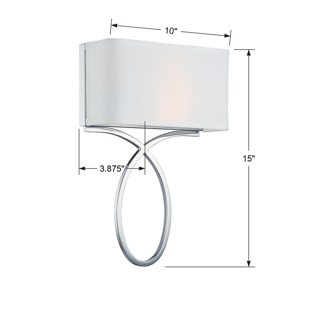 Brinkley 2 Light Sconce – Crystorama