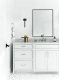 Bromley 5.5'' Sconce in Black Forged - Lifestyle View (BRO-451-BF)