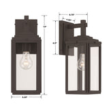 Byron 5.25'' Outdoor Sconce - Dimensions Diagram (BYR-80101-MK)
