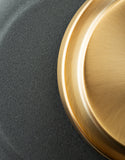 Hatfield 12'' Sconce - Black Forged - Vibrant Gold Finish Detail (HAT-472-BF-VG)