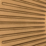 Tullos 48'' Mirror - Burnished Brass Finish Detail (TUL-M100-BB)