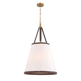 Callahan 21'' Pendant in Luxe Gold - Front View (CAL-2406-LG)