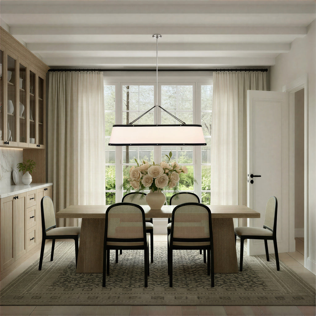 Callahan 47.5'' Linear Oval Chandelier | Crystorama Lighting