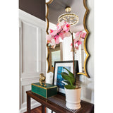 Clover 18.25'' Semi Flush Mount in Aged Brass - Lifestyle View (CLO-8894-AG)