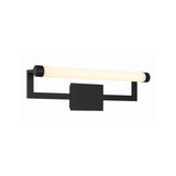 Clinton 26.25'' Integrated LED Picture Light in Matte Black - Front View (CLT-7201-MK)