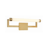 Clinton 26.25'' Integrated LED Picture Light in Vibrant Gold - Front View (CLT-7201-VG)
