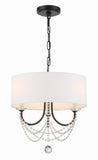 Delilah 15.75'' Chandelier in Matte Black - Additional View (DEL-90803-MK)