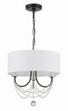 Delilah 15.75'' Chandelier in Matte Black - Additional View (DEL-90803-MK)