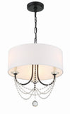 Delilah 15.75'' Chandelier in Matte Black - Additional View (DEL-90803-MK)