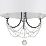 Delilah 15.75'' Chandelier in Matte Black - Additional View (DEL-90803-MK)