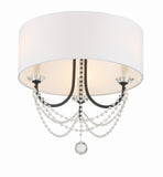Delilah 15.75'' Semi Flush Mount in Matte Black - Additional View (DEL-90803-MK_CEILING)