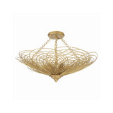 Doral 24'' Semi Flush Mount in Renaissance Gold - Front View (DOR-B7706-RG_CEILING)