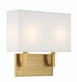 Durham 12.75'' Sconce in Vibrant Gold - Front View (DUR-A3542-VG)