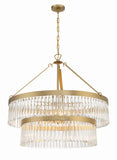 Emory 32'' Chandelier in Modern Gold - Front View (EMO-5408-MG)