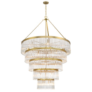 DreamyMagic　0330 Crystorama Shyla 20 Light Soft Gold Chandelier SHY-10909-SG