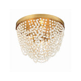Fiona 13.75'' Flush Mount in Antique Gold - Additional View (FIO-A9103-GA-WH)