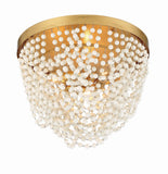Fiona 13.75'' Flush Mount in Antique Gold - Additional View (FIO-A9103-GA-WH)
