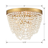 Fiona 13.75'' Flush Mount - Dimensions Diagram (FIO-A9103-GA-WH)