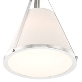 Fulton 9.25'' Semi Flush Mount in Polished Nickel - Additional View (FUL-900-PN_CEILING)