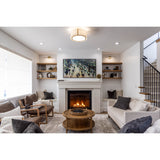 Fulton 18'' Semi Flush Mount in Antique Gold - Lifestyle View (FUL-905-GA)